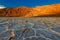 Sunset at Bad water, Death Valley, California