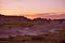 Sunset in the Badlands