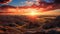 Sunset at Badlands National Park
