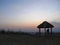 Sunset at Bamhni Dadar in Kanha Tiger Reserve, Kanha Tiger Reserve, Madhya Pradesh, India