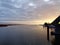 Sunset at Barther Bodden near Zingst, Germany