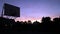 Sunset and basketball.