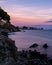 Sunset on the bay of Cadaques on the Costa Brava, Mediterranean coast