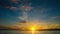 Sunset in the bay, Time-lapse photography, Cinemagraph, night sky, video loop,