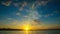 Sunset in the bay, Time-lapse photography, Cinemagraph, night sky, video loop,