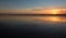 Sunset on the beach of Agadir in Morocco