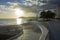 Sunset on the Beach at Benidorm