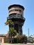 SUNSET BEACH, CALIFORNIA - 16 JUL 2021: The 87 foot tall water tower converted into a four story private residence on Pacific