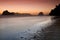 Sunset at the beach of the Koh Ngai island Thailand