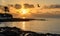 Sunset at the beach, Lanzarote, Canary islands, Spain