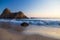 Sunset at the beach at Pfeiffer State Park, Big Sur, California