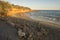 Sunset on the beach of the renega of Oropesa