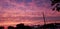Sunset beautiful Jacksonville Florida sky university blvd south panorama