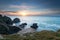 Sunset at Bedruthan Steps