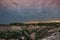 Sunset Begins Over Palo Duro Canyon