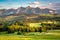 Sunset at Belianske Tatra mountains in summer, Poland