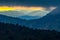 Sunset, Black Balsam knob, Blue Ridge Parkway