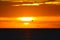 Sunset in the Blue Lagoon Beach in the island of Nacula, Yasawa, Fiji