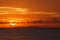 The sunset in Bohol island