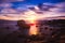 Sunset at Bonsai Rock, Lake Tahoe, Nevada