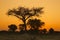 Sunset in Botswana