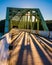 Sunset on a bridge over Prettyboy Reservoir, in Baltimore County