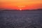 Sunset at cap blanc lighthouse, mallorca, spain