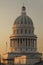 Sunset on the Capitolio, the Cuban capitol building in Havana, Cuba