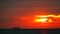 Sunset cargo ship sky and sunlight back on silhouette cloud