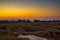 Sunset in Carrasqueira ancient fishing port