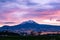 Sunset on the Chimborazo volcano the highest mountain in Ecuador the closest point to the sun