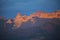 Sunset on Cimarron Mountains, Colorado, USA, near Ridgway