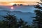 Sunset on Clingman\'s Dome in the Smokies