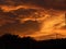 Sunset cloud picture click by my terrace