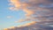 Sunset clouds background