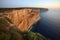 Sunset on the coast of the island of Gozo, Malta