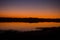 Sunset at Coba Lagoon Lake, Mexico