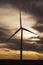 Sunset at a Colorado Wind Turbine