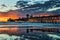 Sunset colors at the Oceanside Pier