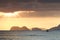 Sunset at Corong Corong beach, Palawan, Philippines