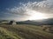 Sunset On The Countryside And Cloudscape