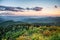 Sunset at Cowee Overlook on the Blue Ridge Parkway