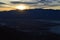 Sunset at Dante`s View in Death Valley California