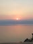 Sunset dead sea