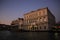 Sunset descends over romantic Venice, Italy