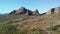 Sunset in Desert with Red Rocks in Phoenix, Arizona.