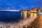 Sunset at Diego Hernandez beach in La Caleta, Adeje, Tenerife, S