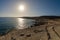 Sunset at Diego Hernandez beach in La Caleta, Adeje, Tenerife, S