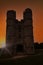 Sunset at Donnington Castle in Berkshire