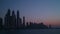 Sunset dubai marina panoramic 4k time lapse